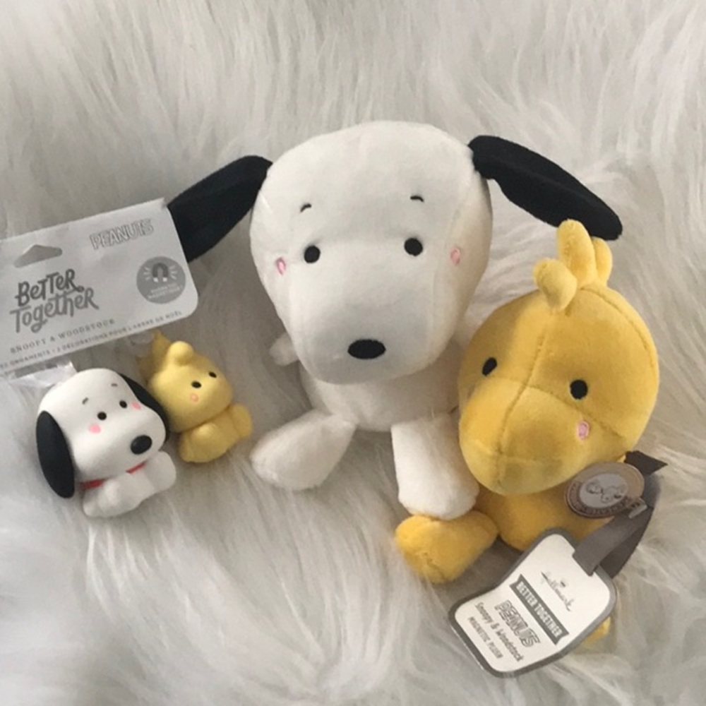 Hallmark Better Together Peanuts Collection Plushies + Ornaments